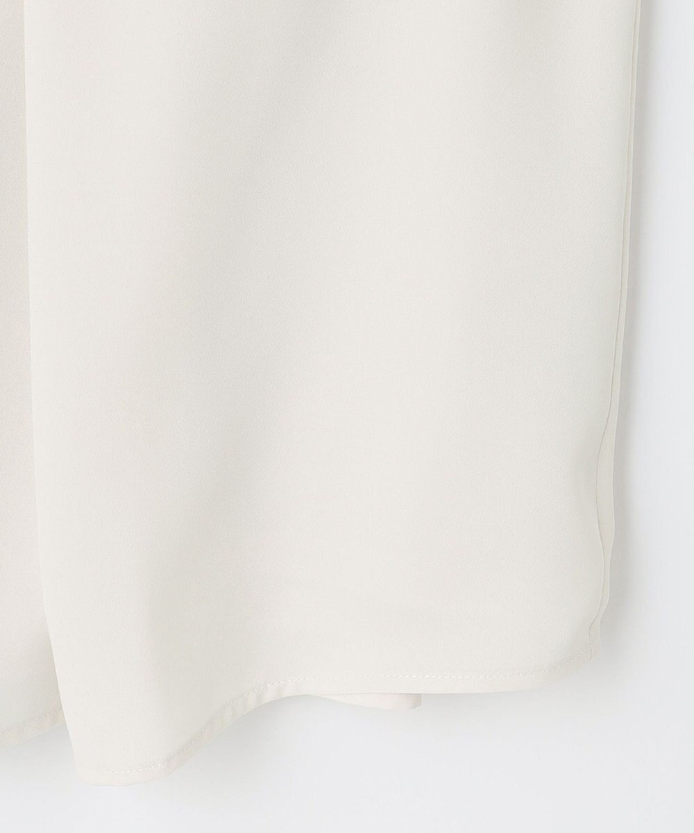 23区 L 【洗える】シルキーデシン ギャザー カットソー 