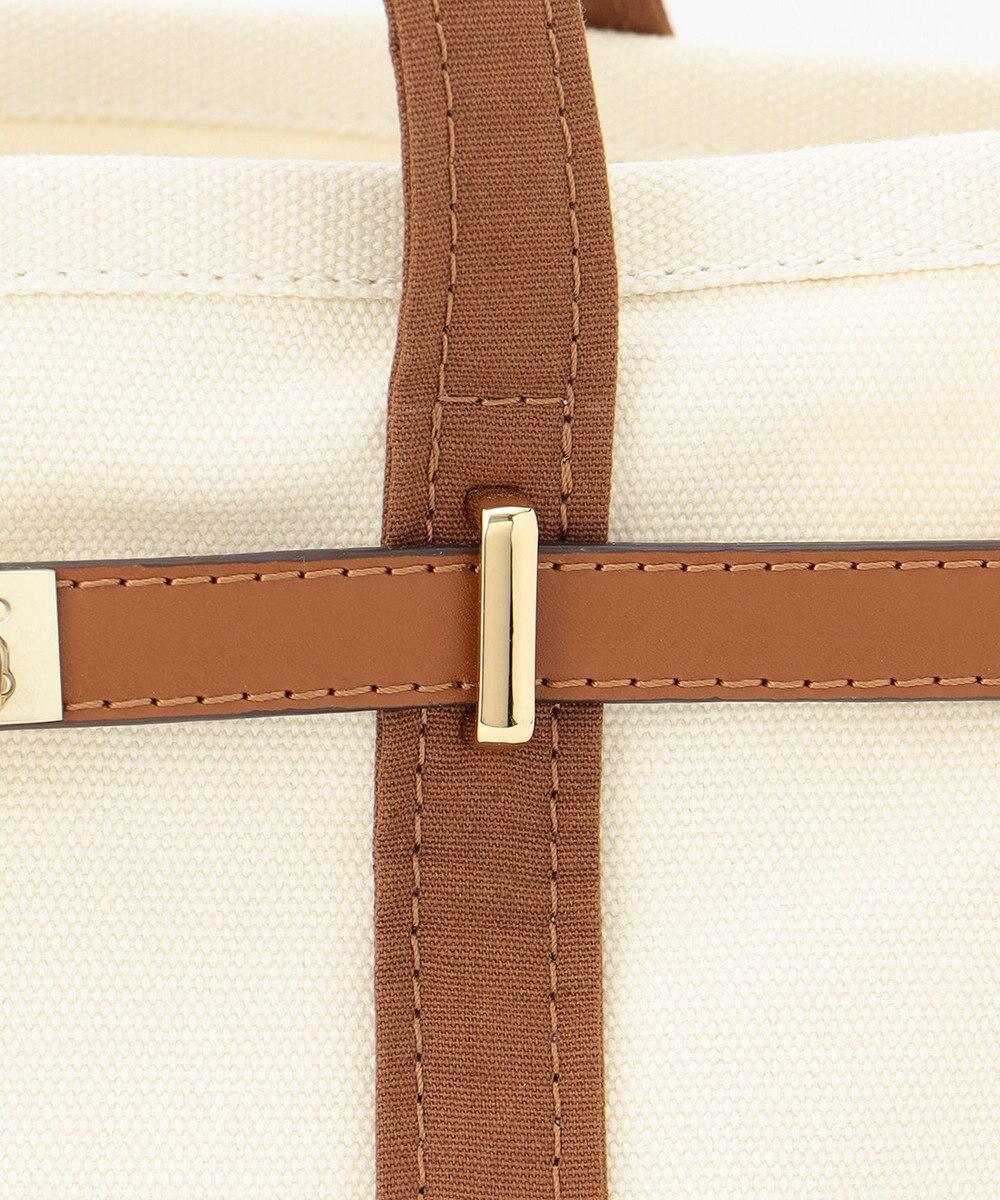 23区 チャーム付き キャンバス トートバッグ 