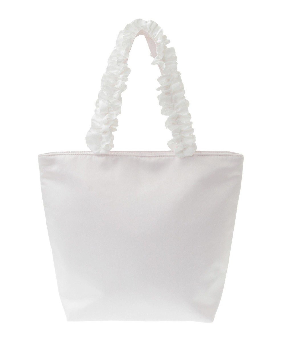 Maison de FLEUR ブランドロゴフリルハンドルトートMバッグ 