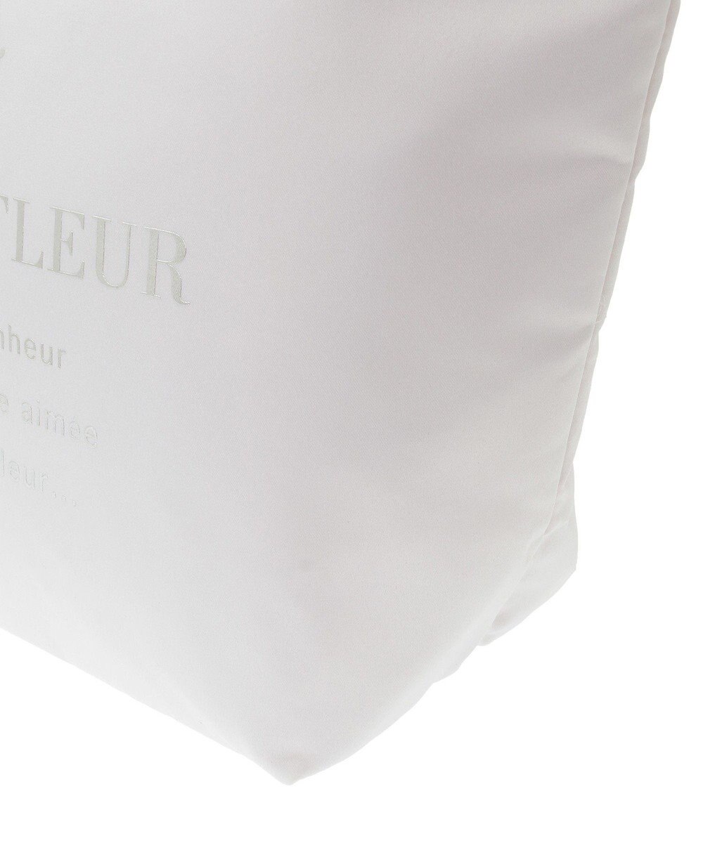 Maison de FLEUR ブランドロゴフリルハンドルトートMバッグ 