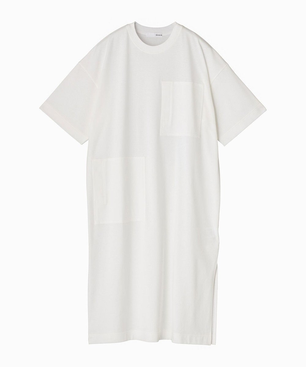 HAAG スマイルコットン SHORT SLEEVE ONEPIECE ワンピース 