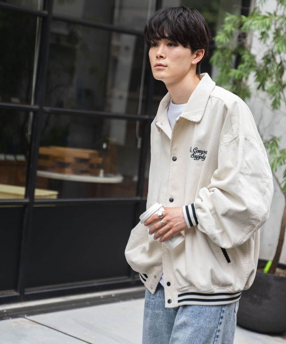 WEGO ヴィンテージコーデュロイスタジャン 