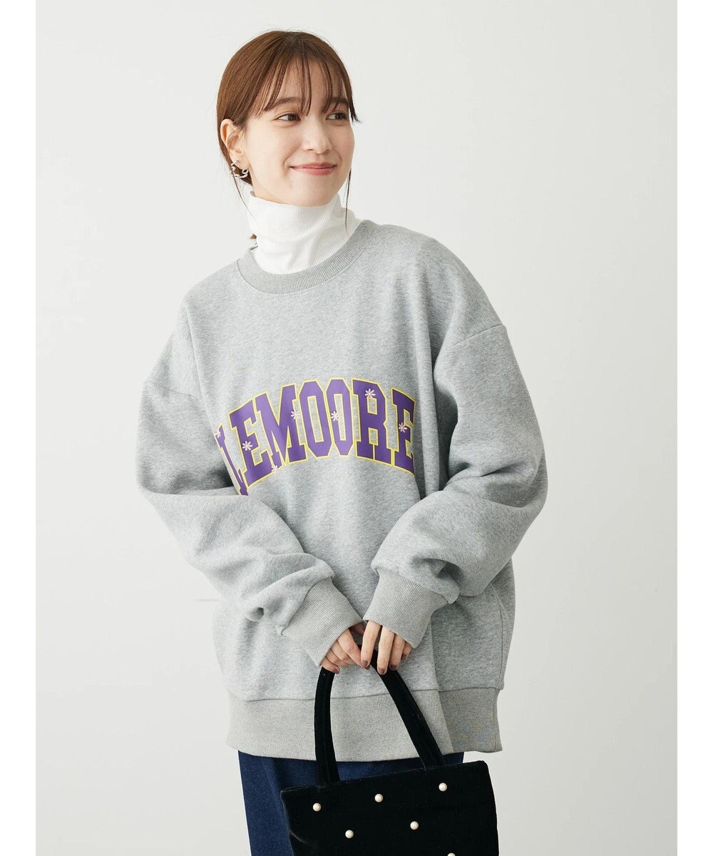 Green Parks ・Ｄｏｕｂｌｅ　Ｆｌａｇｓ　ロゴｐｔ＆刺繍スウェット 