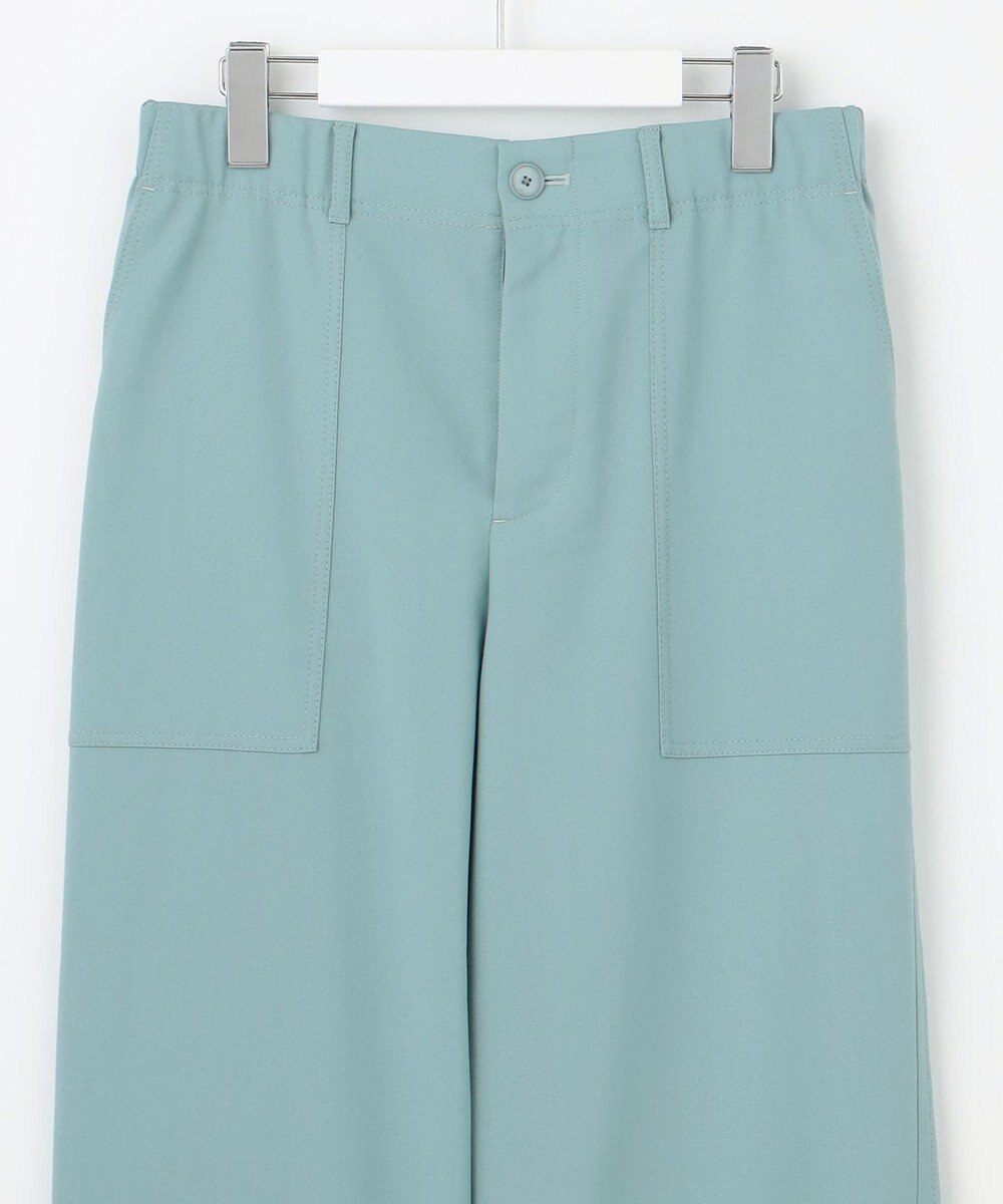 自由区 L 【洗える】ストレッチライトツイルベイカー パンツ 