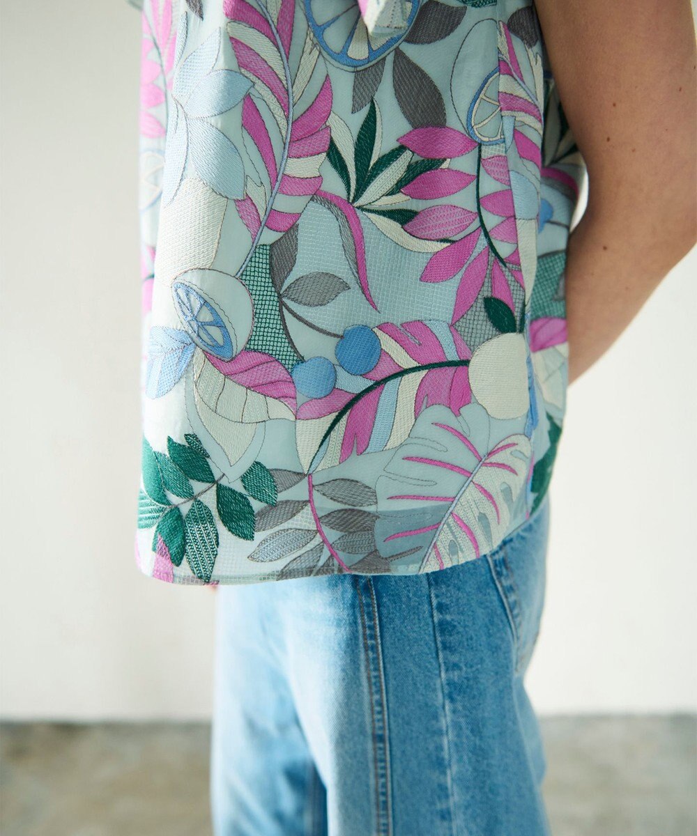 GRACE CONTINENTAL フルーツ刺繍トップ 