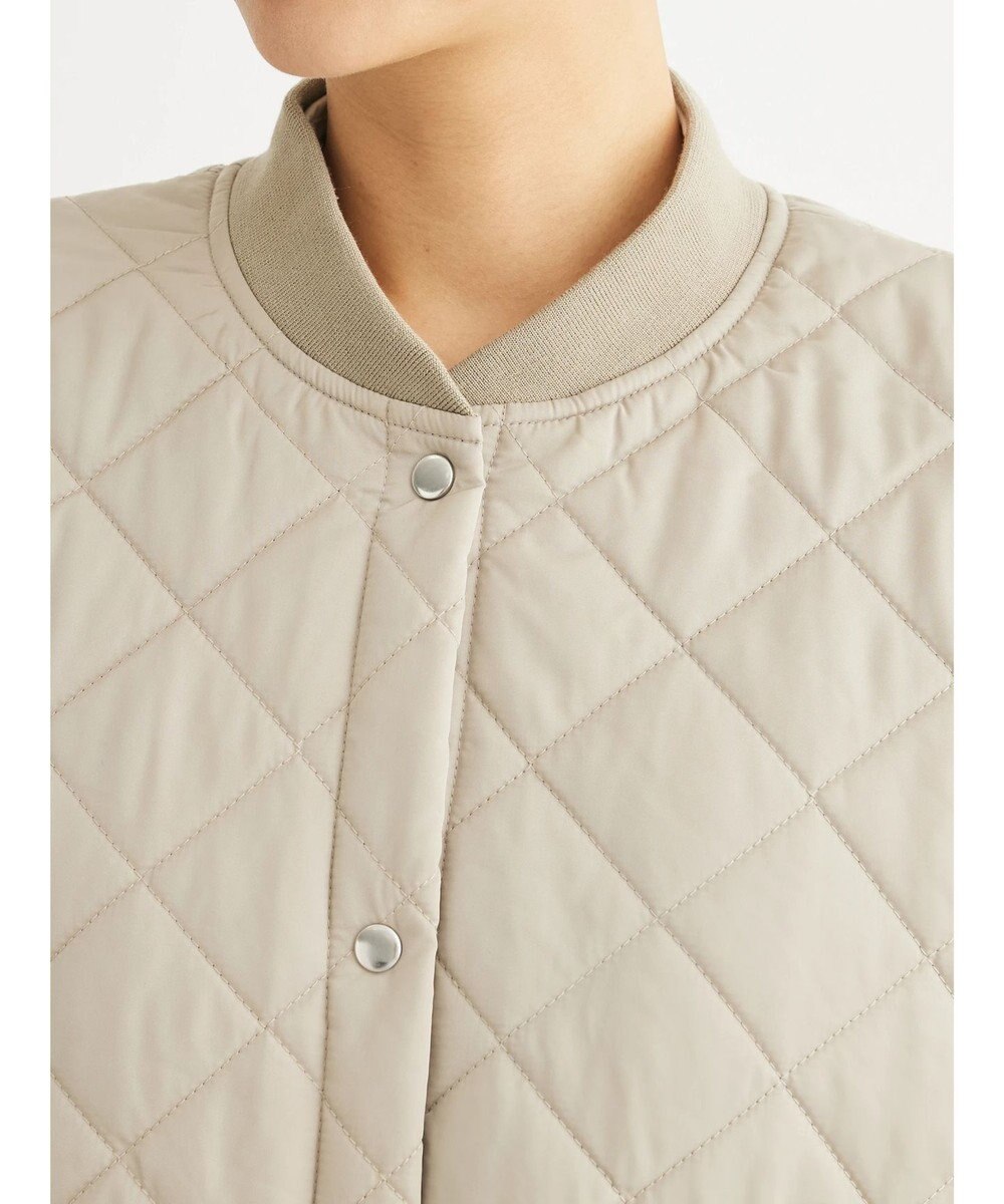 Green Parks 撥水加工　中綿キルトミドル丈コート 