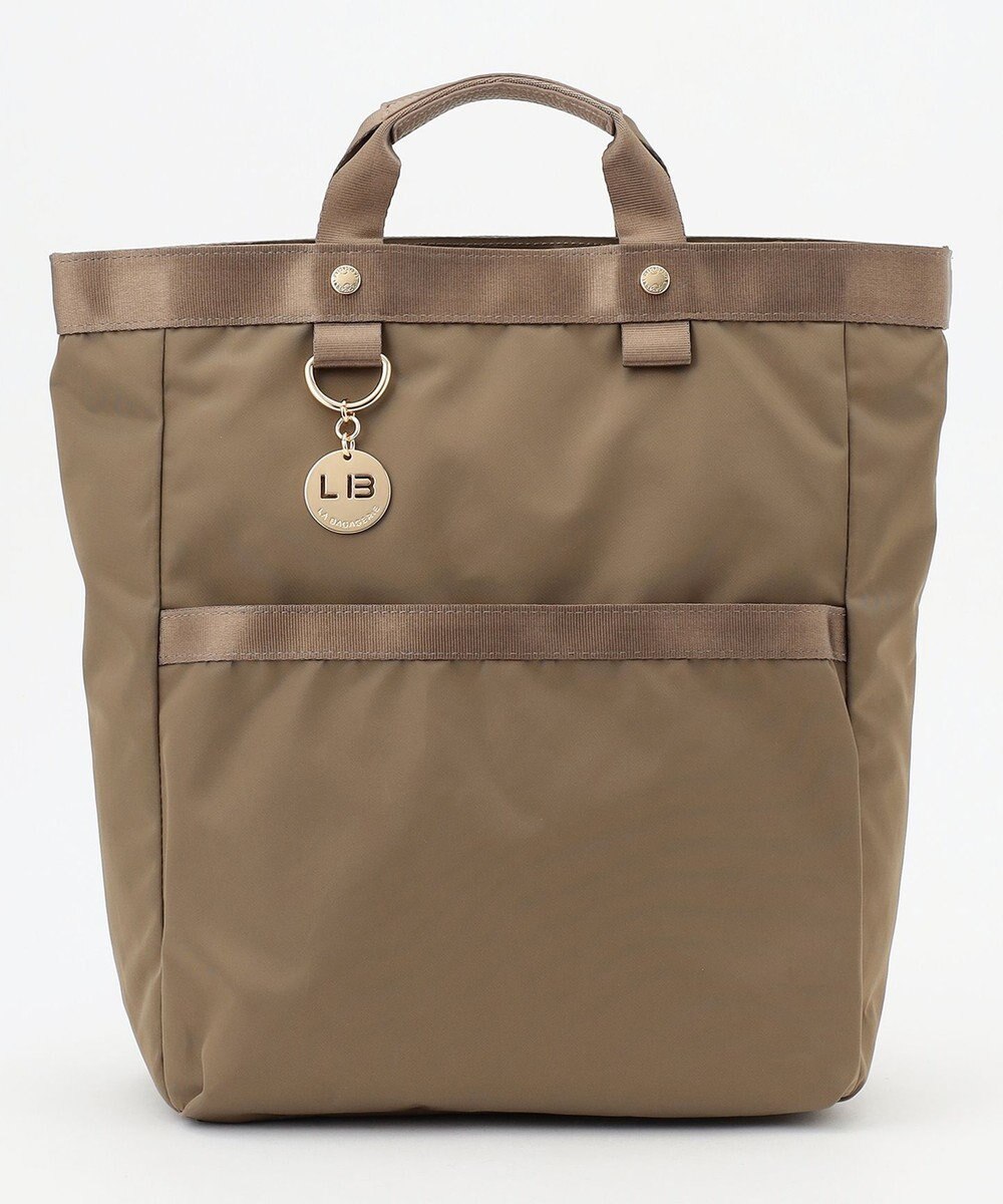 LA BAGAGERIE チャーム付き　ナイロンリュック 