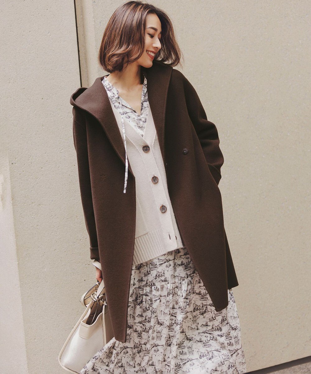 23区 【CLASSY.1月号掲載】ウールカシミヤブレンド カーディガン 