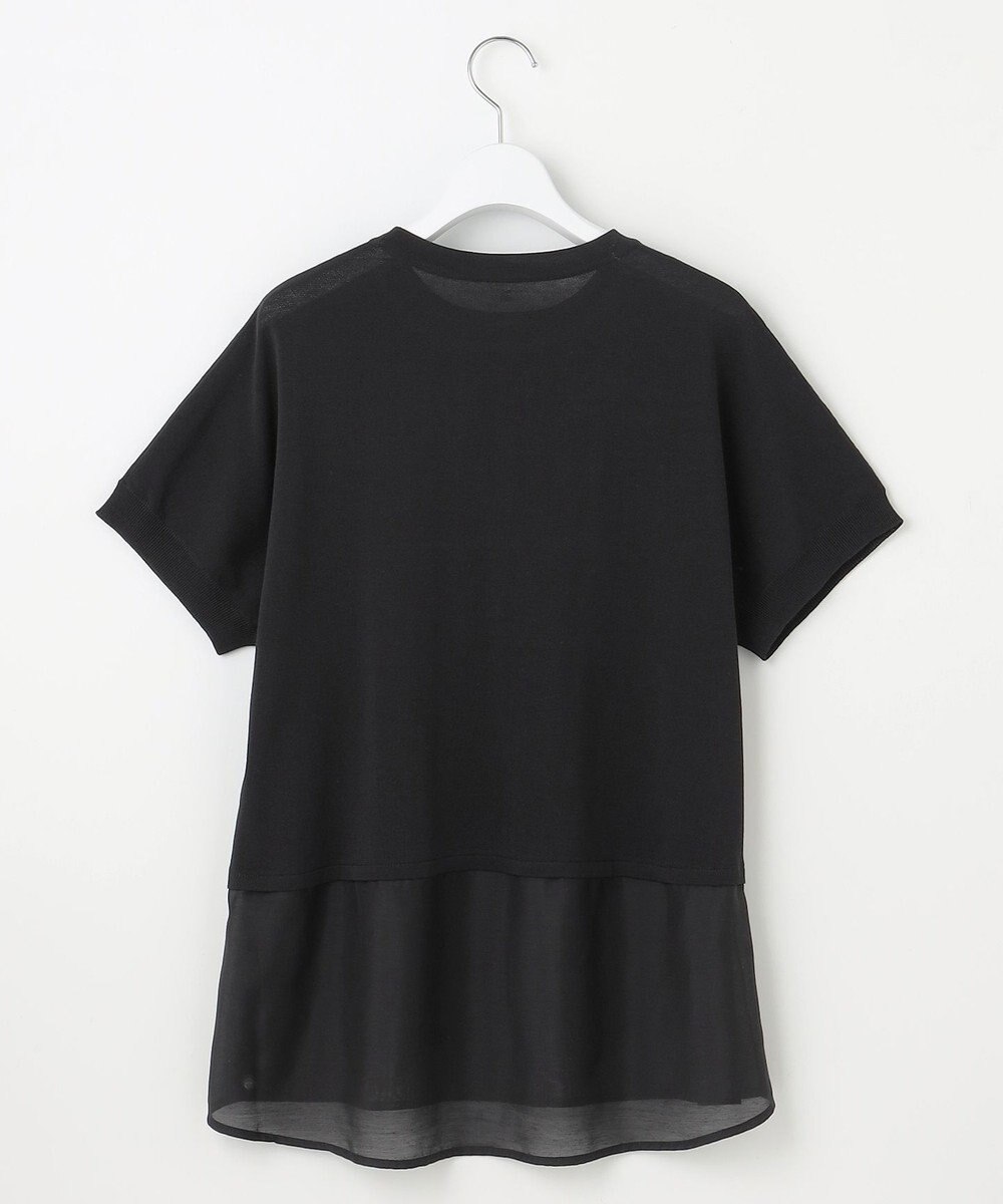 J.PRESS LADIES S 【洗える・抗菌防臭】FABRIC コンビ ニット 