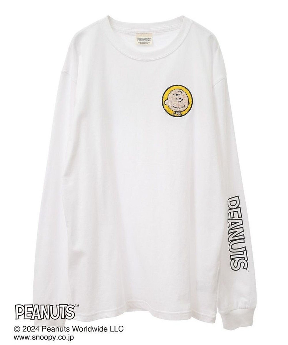 Green Parks ■ＰＥＡＮＵＴＳ　ワッペンロンＴ Off White