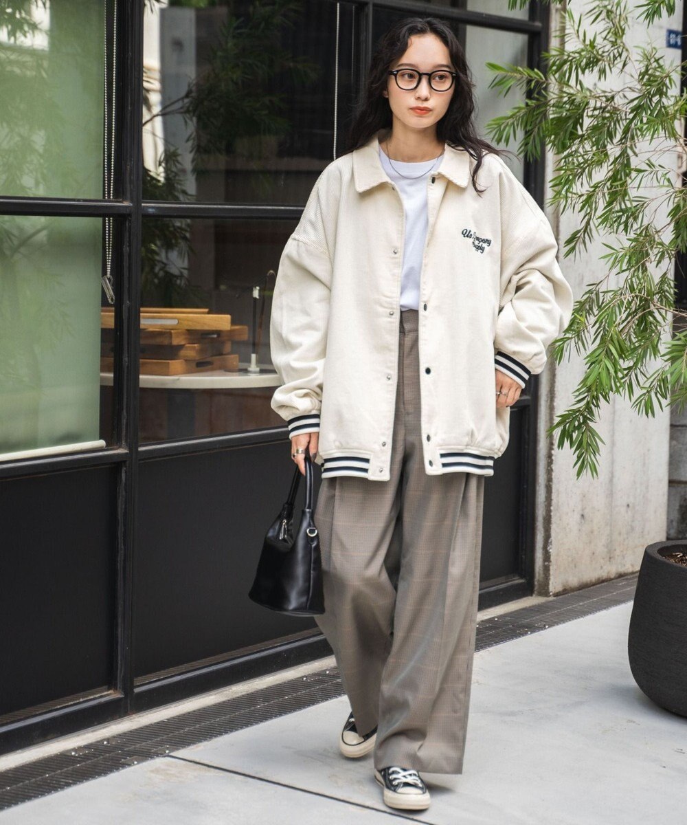 WEGO ヴィンテージコーデュロイスタジャン 