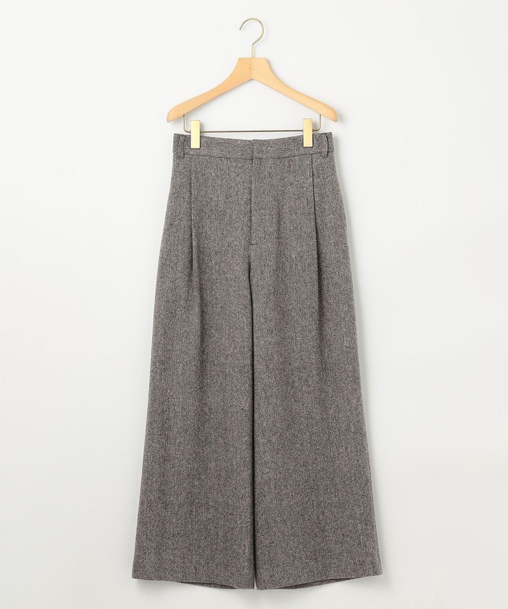 組曲 S ネコアシツィード ワイドパンツ 