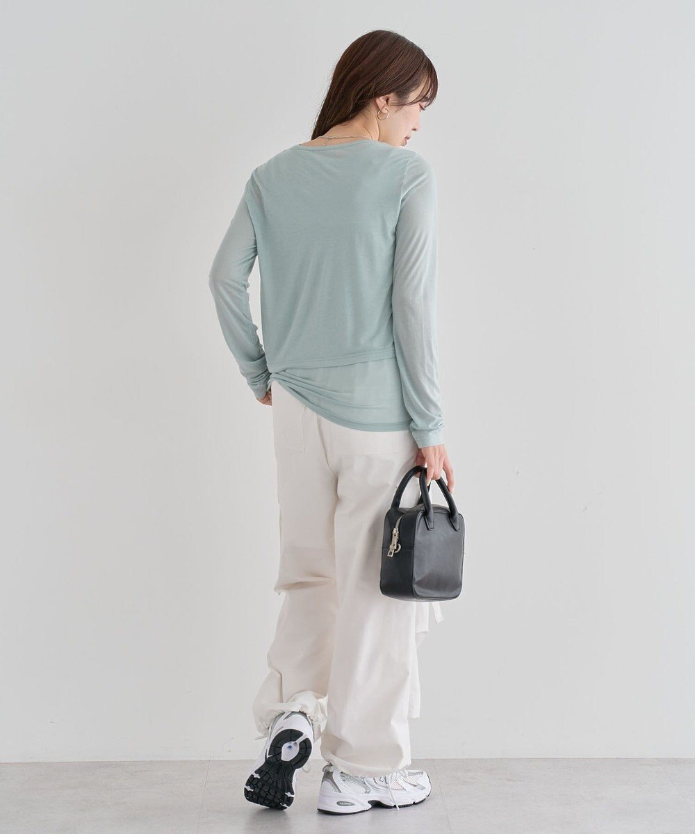 Green Parks ・Ｐｅｔｉｔ　Ｆｌｅｕｒ　レイヤードシアープルオーバ 