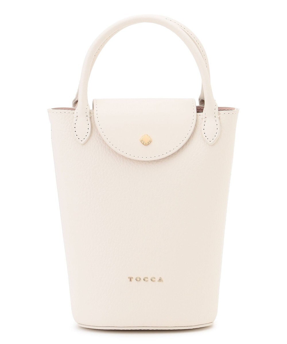 TOCCA 【八木アリサさん着用】PETAL SILHOUETTE LEATHER POCHETTE ポシェット 