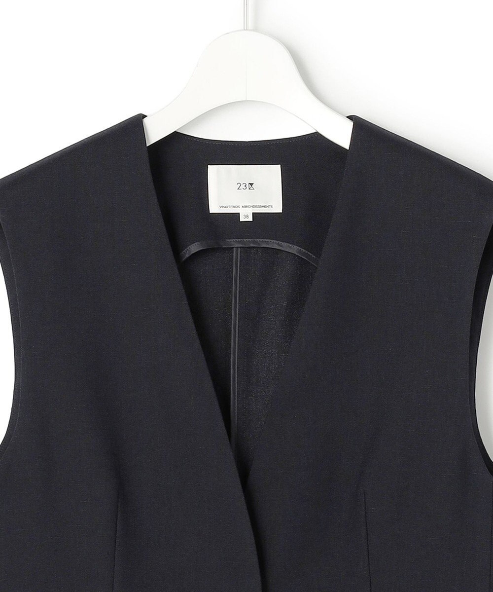 23区 【先行予約】アイアスマットストレッチ ノーカラージレ 