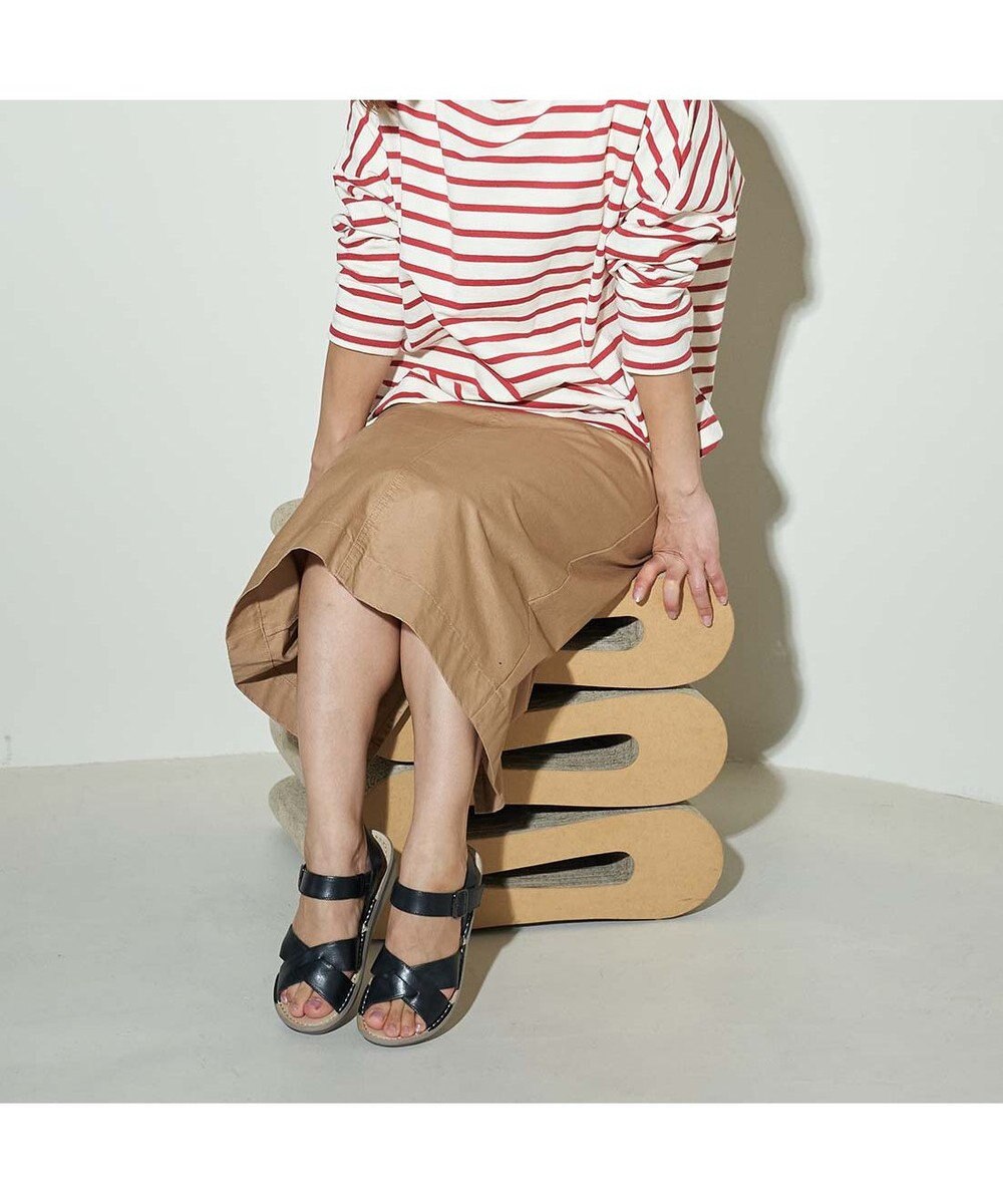 ing <ing>【WEB限定】【3E】クロスデザインサンダル 