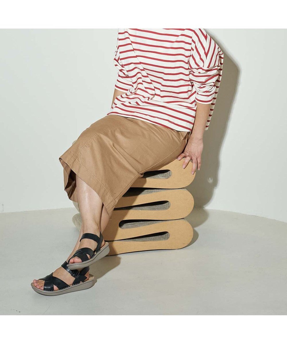 ing <ing>【WEB限定】【3E】クロスデザインサンダル 