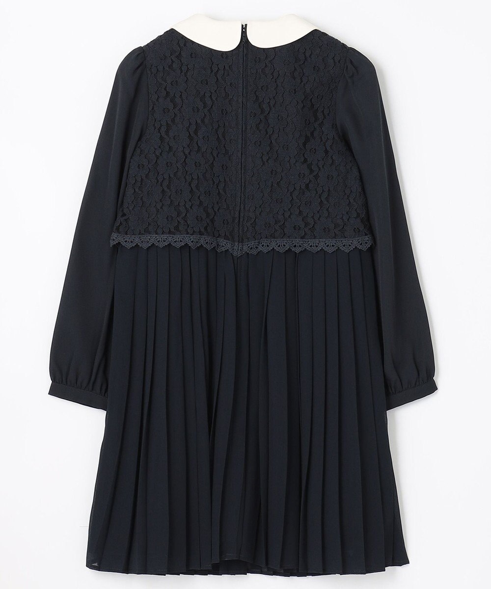 組曲 KIDS 【150-170cm】シフォンプリーツコンビ ワンピース 