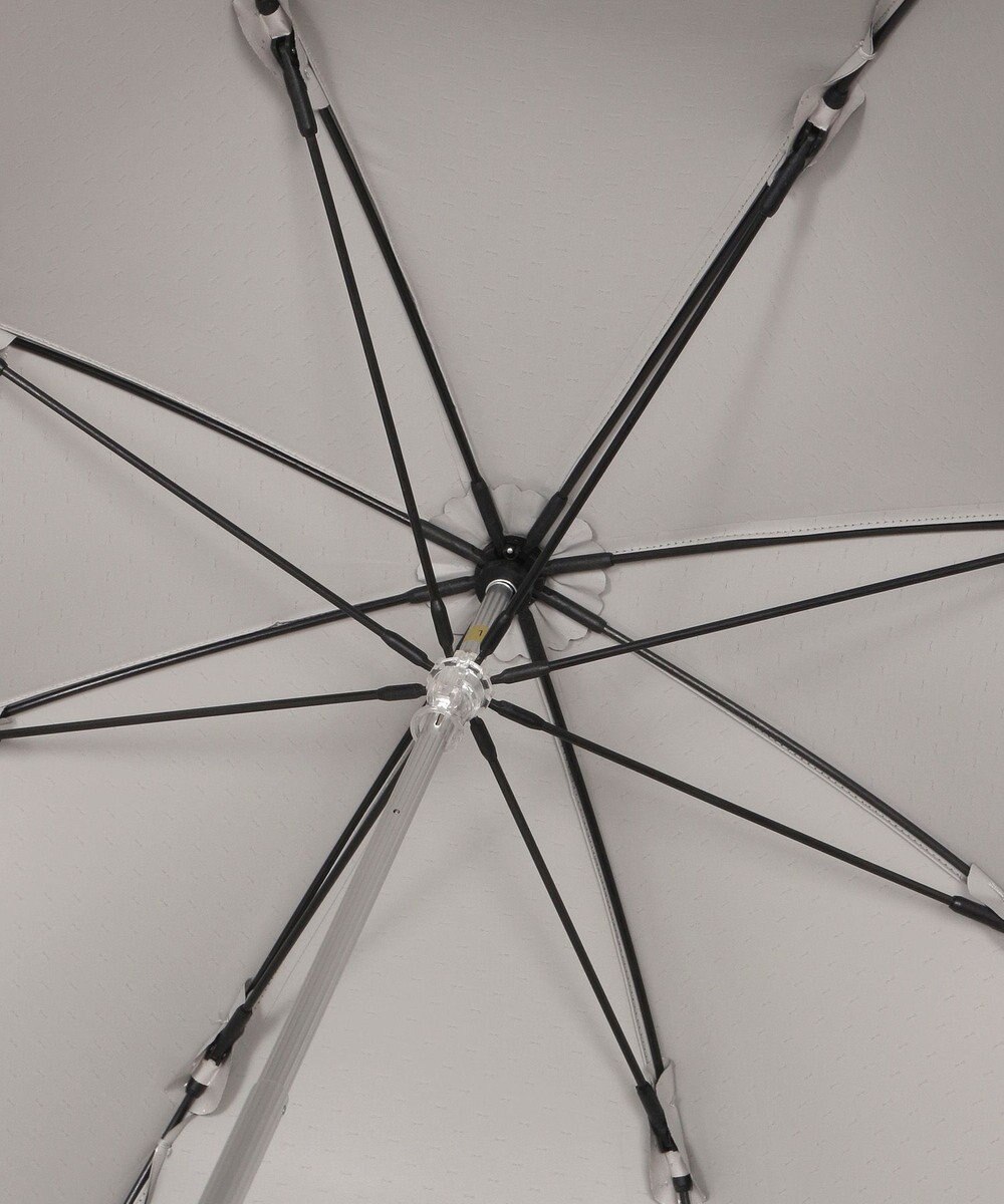 MOONBAT 【遮光/晴雨兼用日傘】LANVIN en Bleu (ランバン オン ブルー)ドビーフリル ハート 遮熱 UV 長傘 