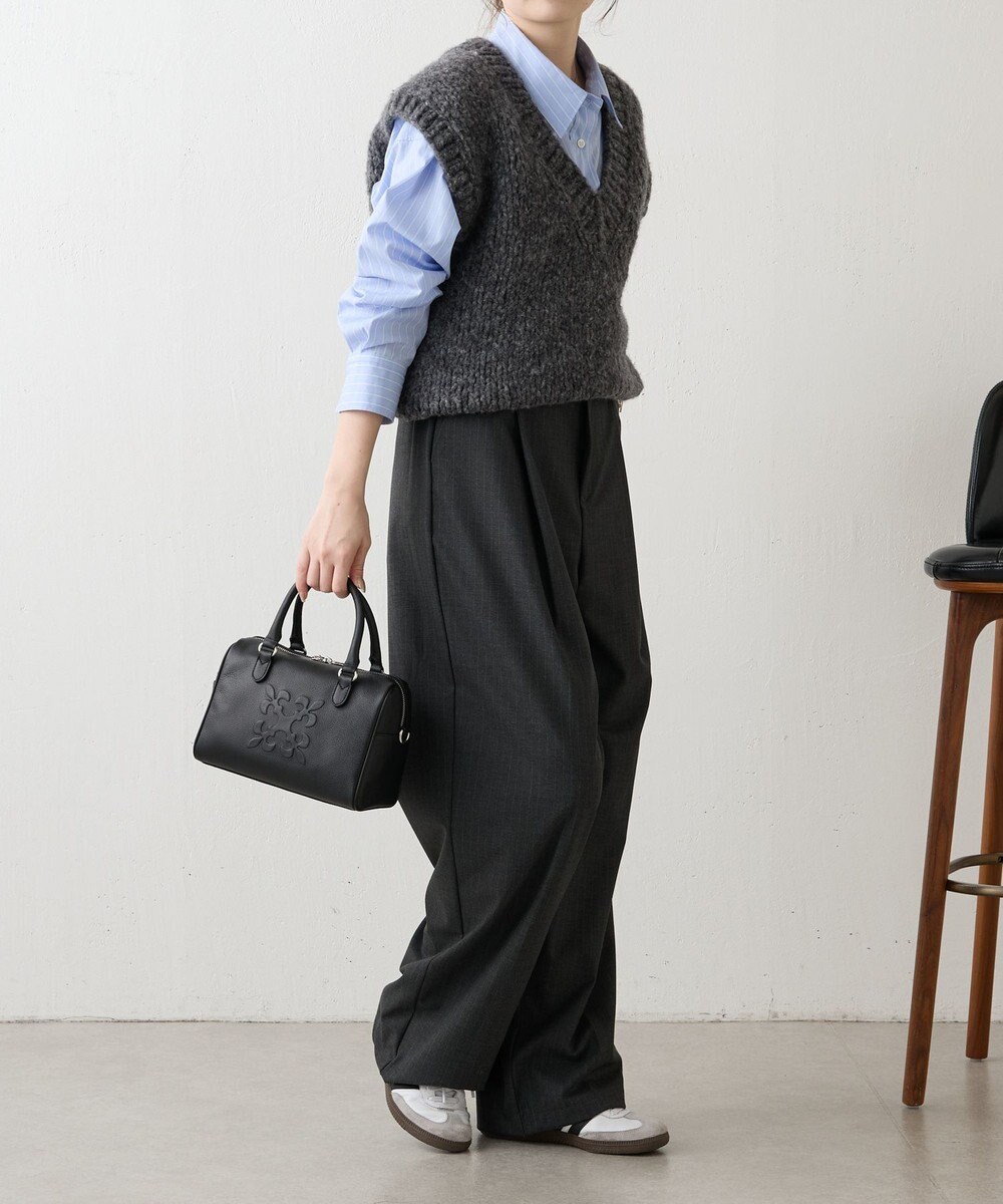 russet 《composition》レザー2WAYミニボストンバッグ(CE-1684) 