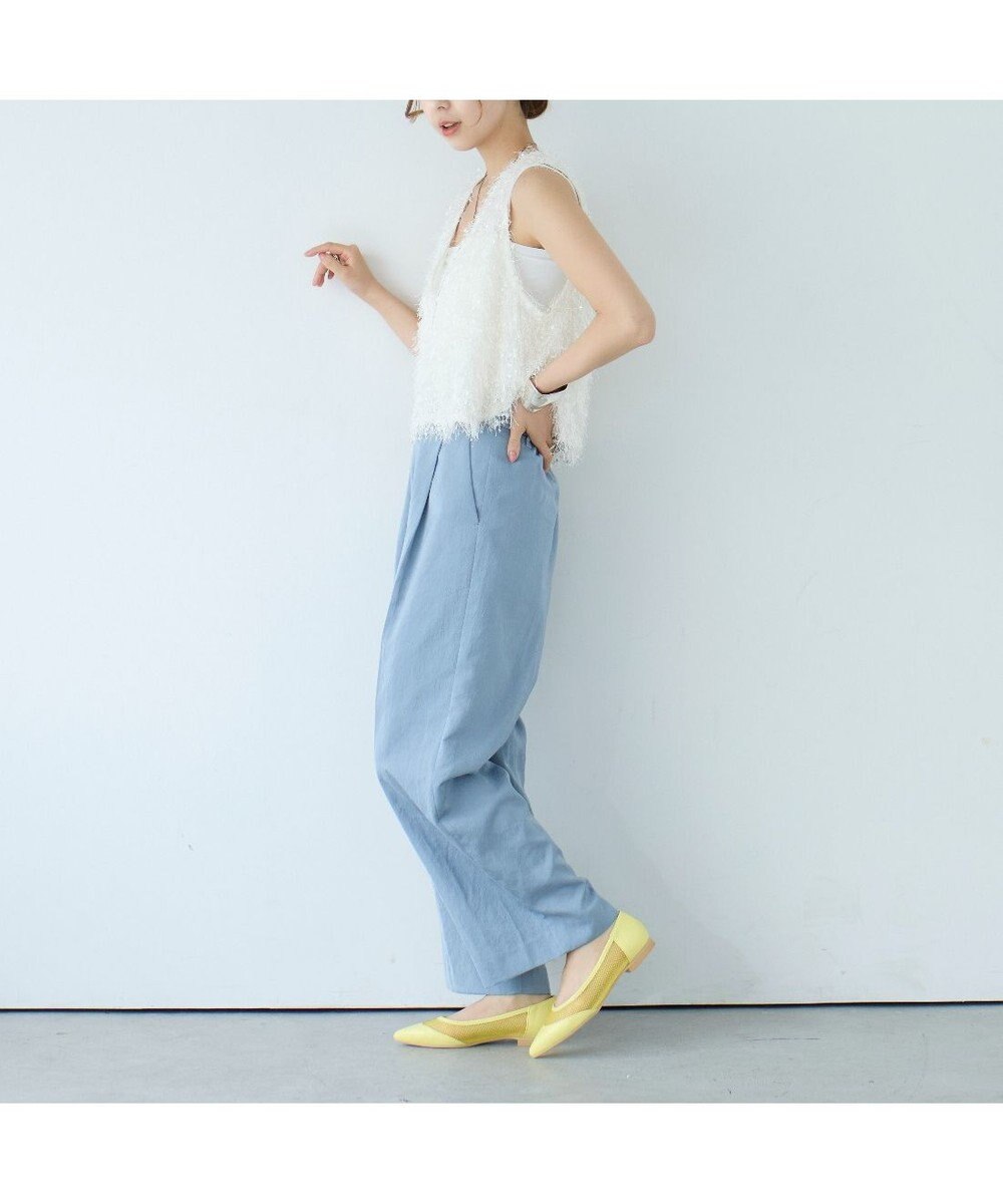 MODE ET JACOMO <carino>【レイン対応】メッシュポインテッドトゥパンプス 