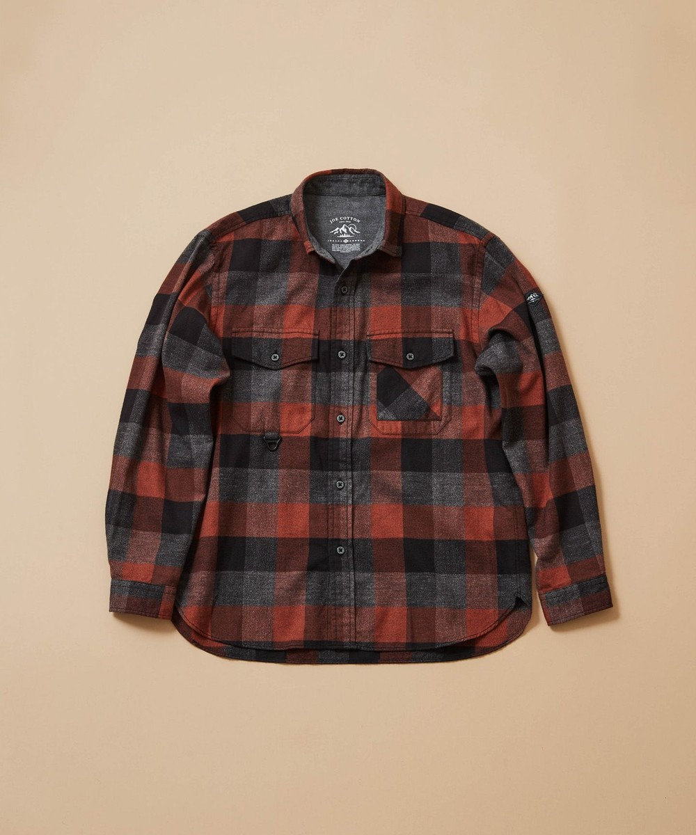 JOSEPH ABBOUD MOUNTAIN 【UNISEX】オーガニックマウンテン ネルシャツ 