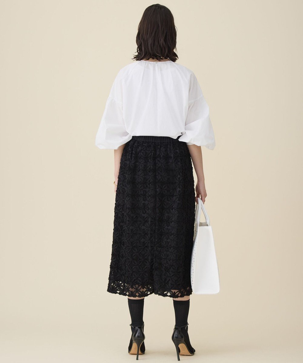 自由区 L ボリュームスリーブ ブラウス 