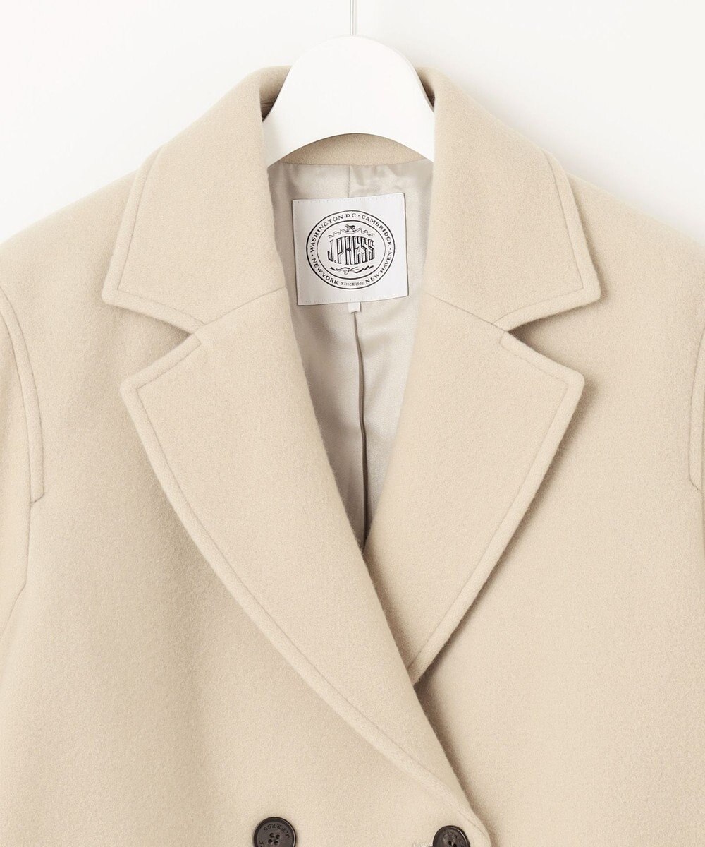 J.PRESS LADIES Jackal 140s ソフトメルトン Pコート 