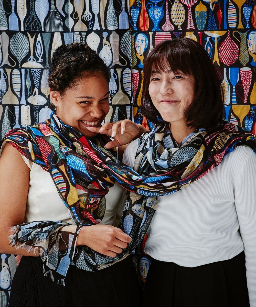 muto スティグリンドベリ ポテリー シルクカシミヤストール 