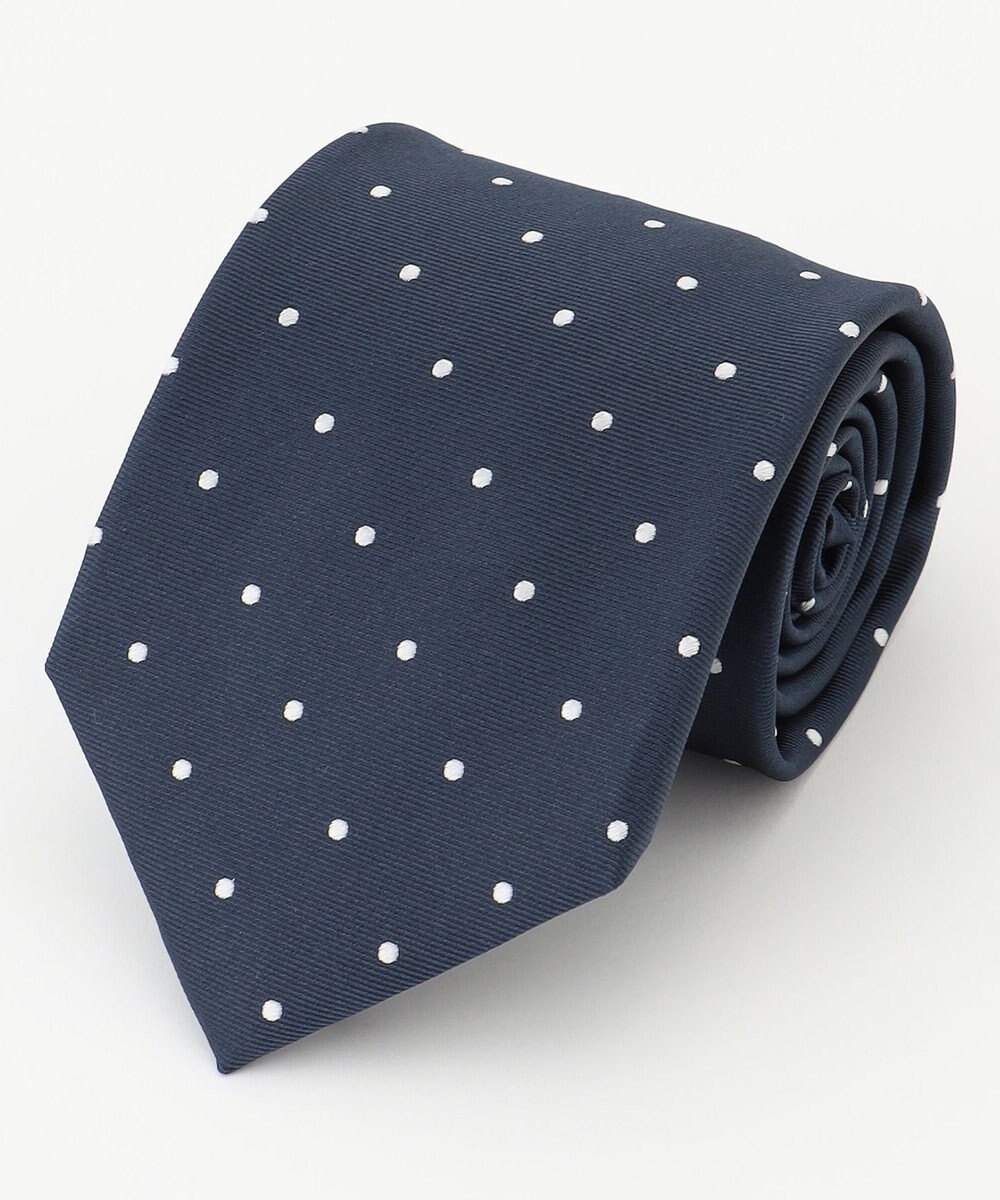 KASHIYAMA KASHIYAMAオリジナル【JAPAN MADE】ドットネクタイ 