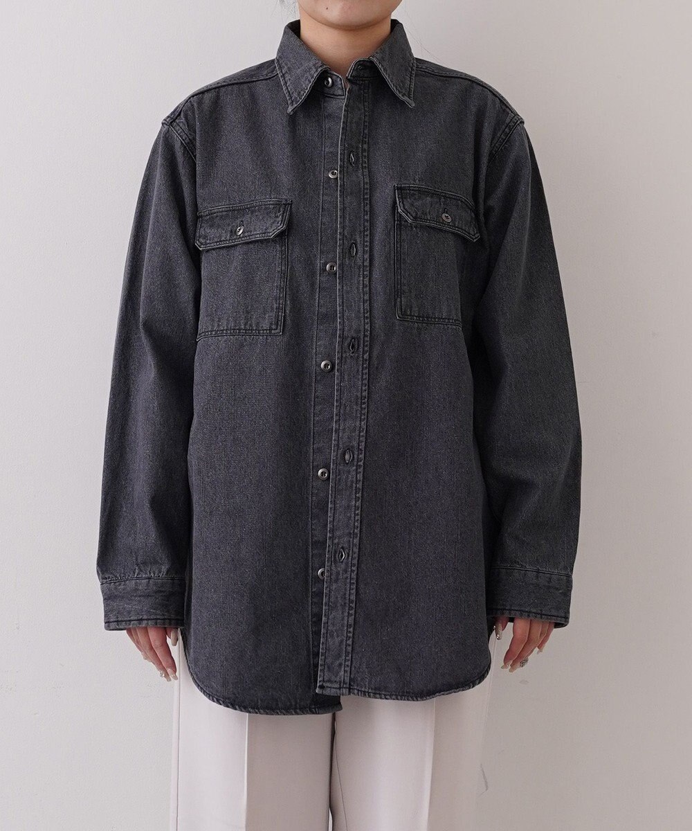 woadblue ＜坪田あさみさんコラボ＞CPOデニムジャケット グレー 