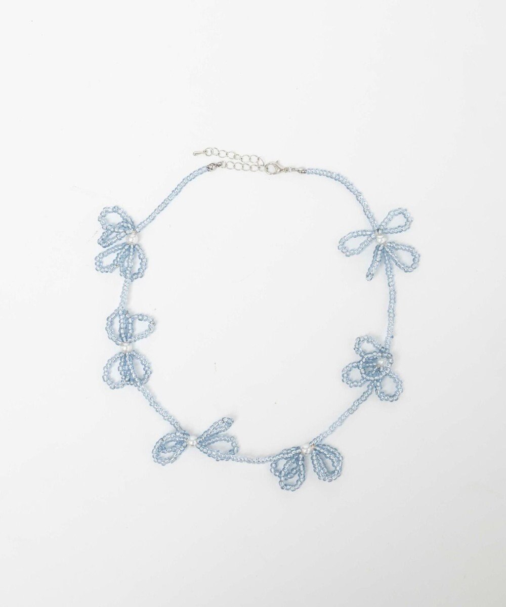 WEGO Lフラワービーズネックレス 