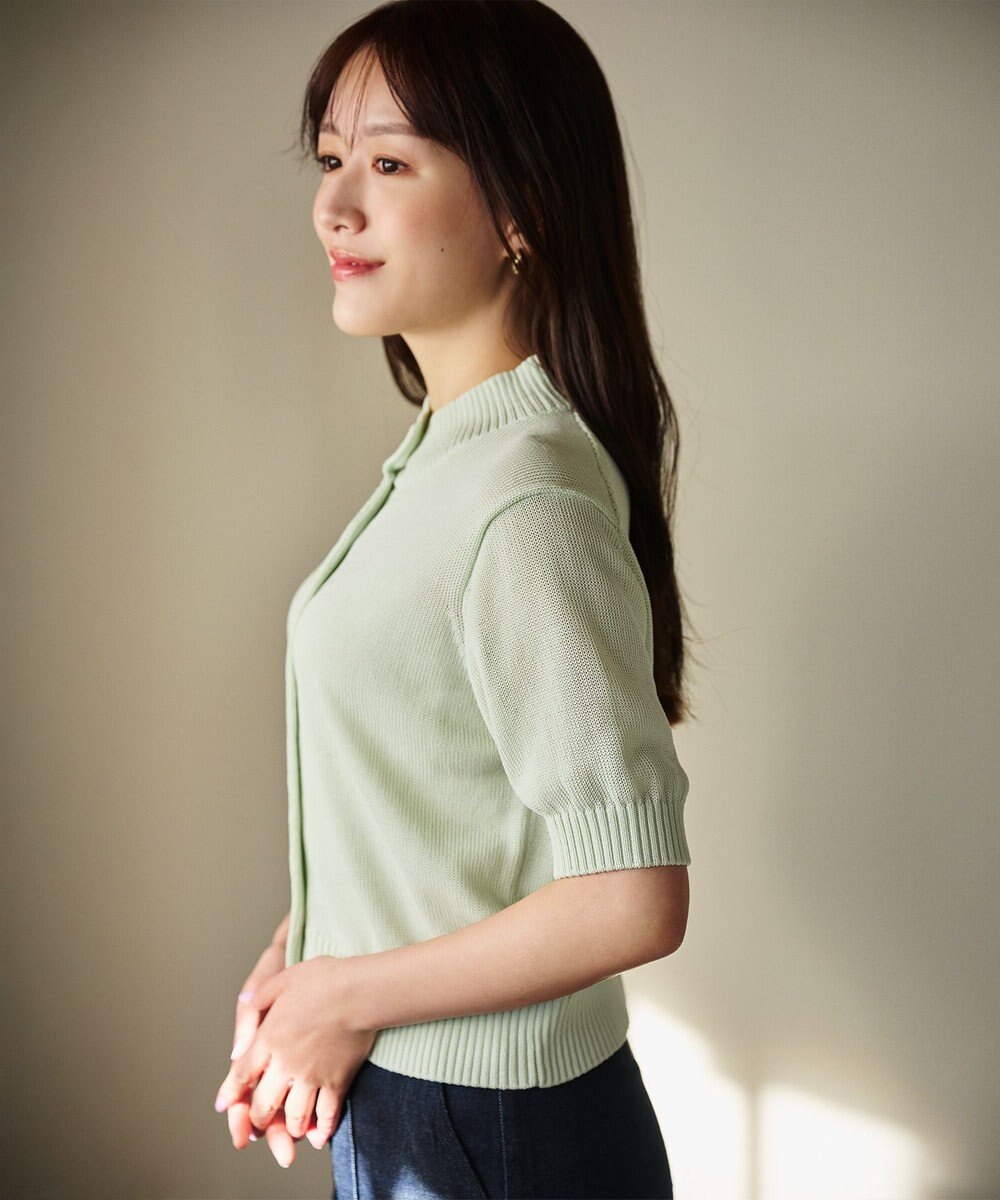 #Newans 〈花乃まりあさんコラボ〉コットンコードカーディガン 