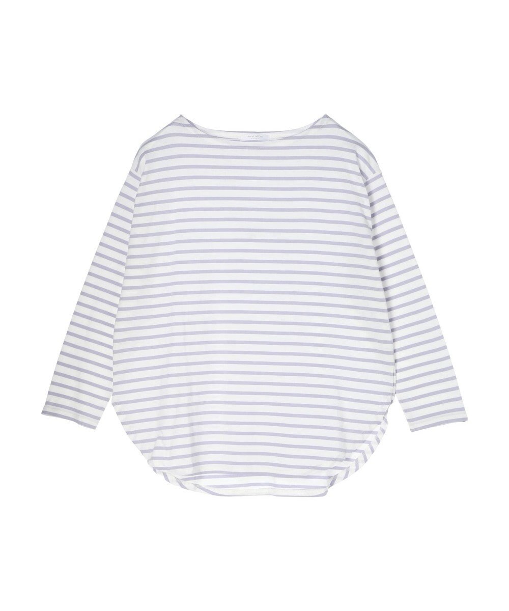 Green Parks ラウンドボーダーリラックスプルオーバー 