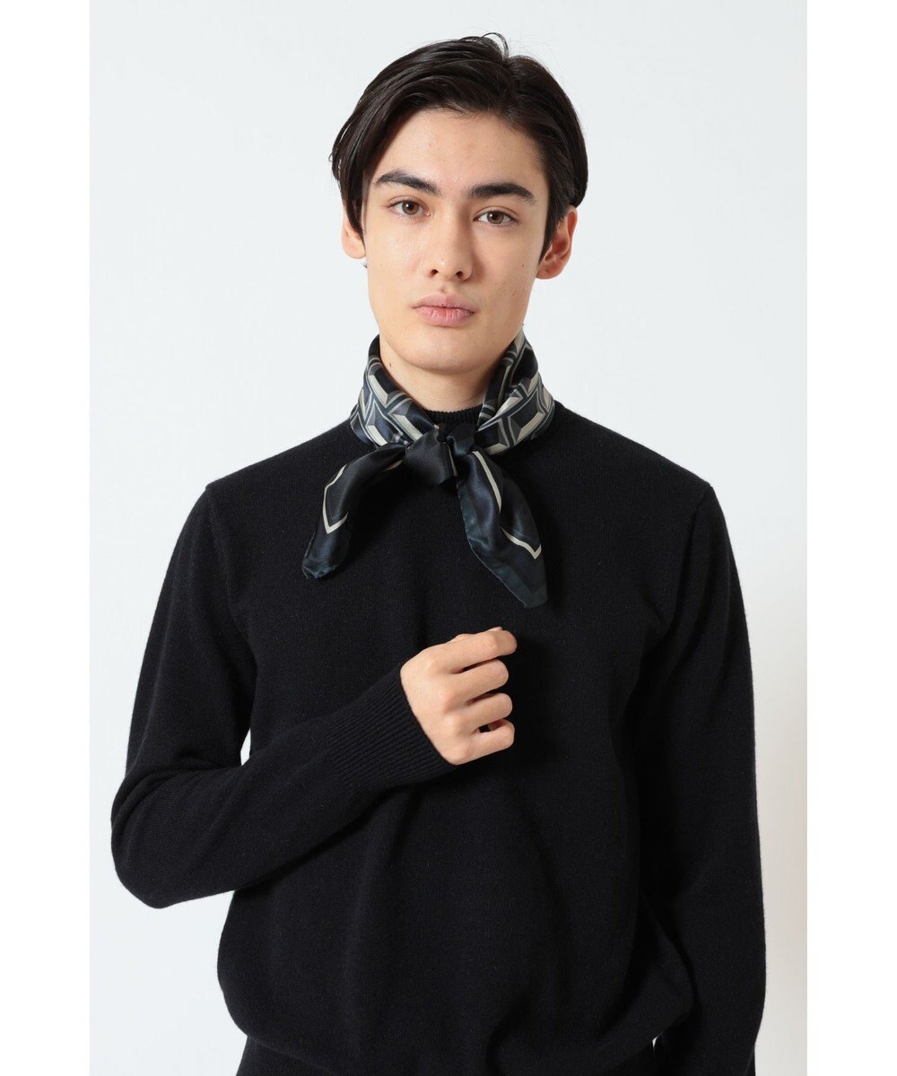 DAKS シルクスクエアスカーフ 