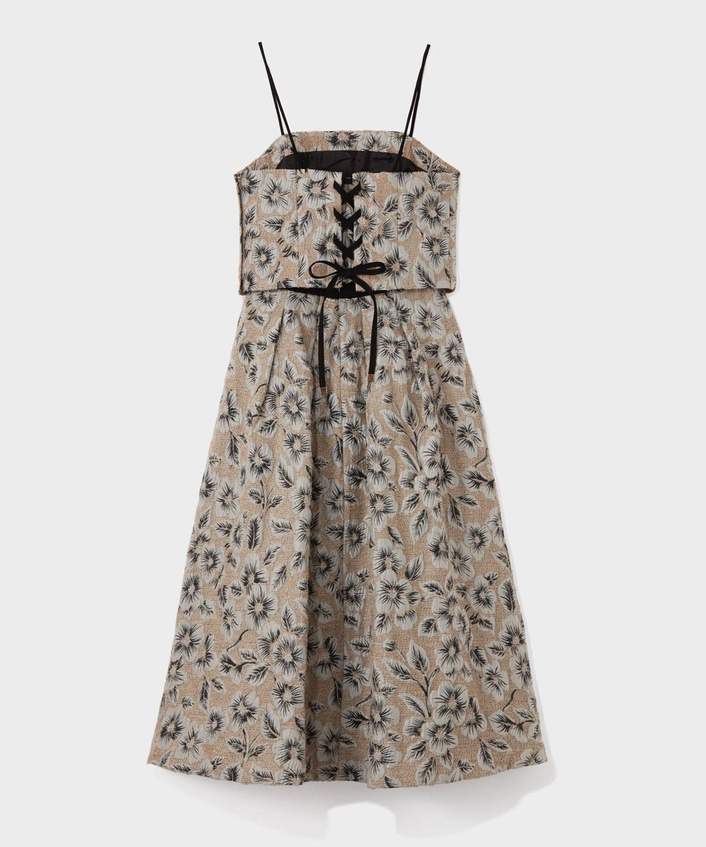 GRACE CONTINENTAL ボタニカルセパレートドレス 