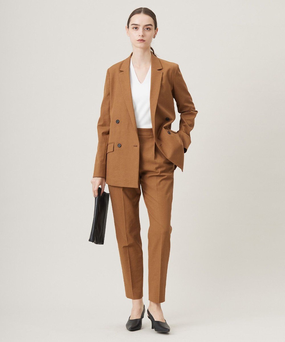 ICB 【洗える】 シンセティックフルニードル Vネックプルオーバー 