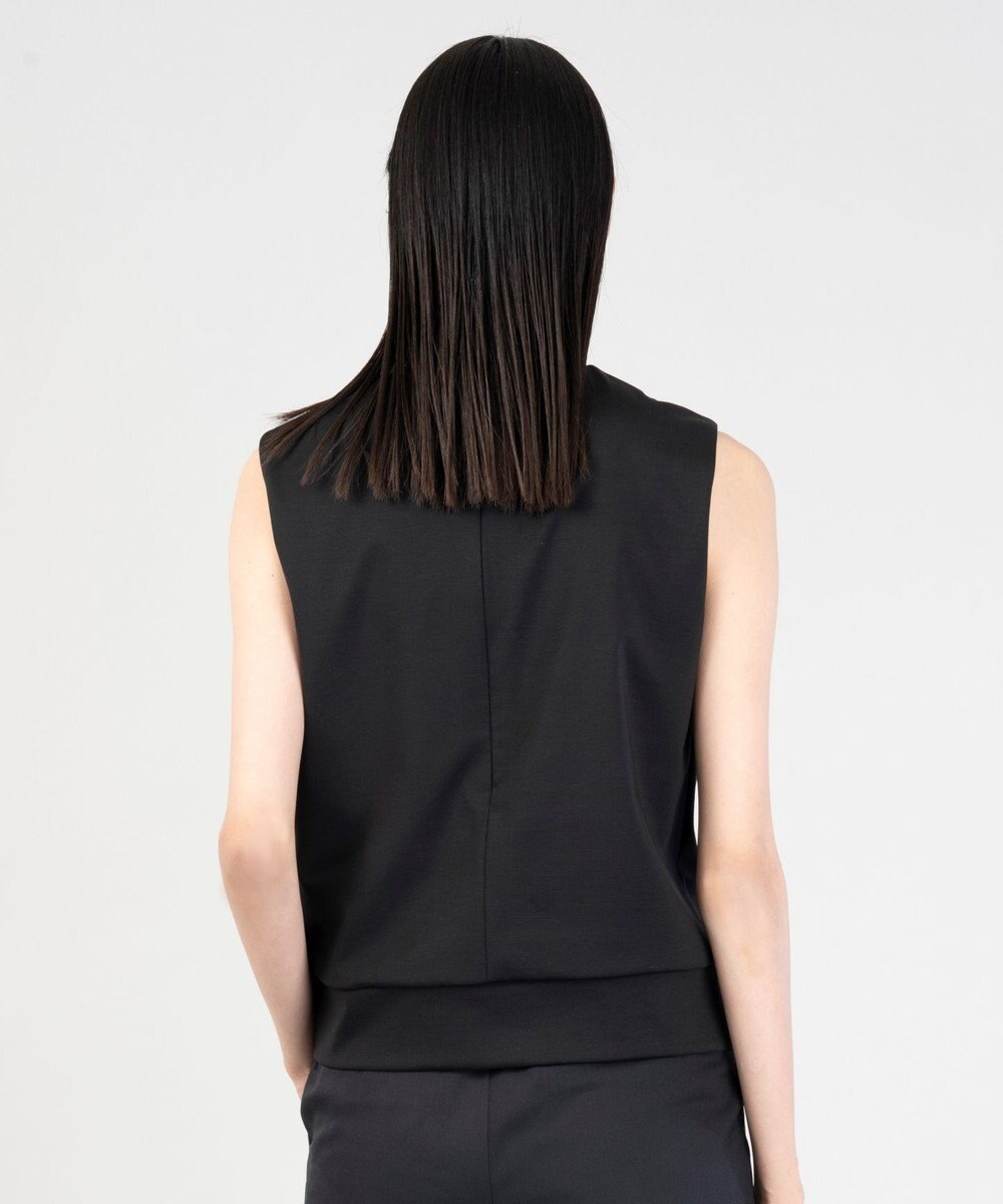 23区 【エステータ】トリアセファインジャージー タックデザイン カットソー 