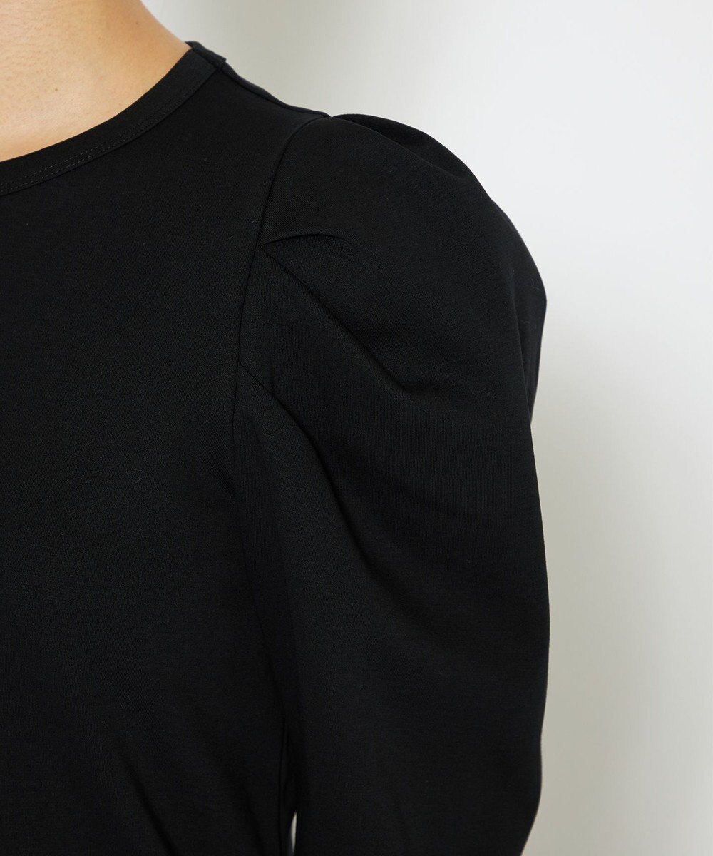 uncrave 【UVケア・接触冷感】ダブルフェイスジャージー ボリュームスリーブ カットソー(長袖)（uncrave STANDARD） 