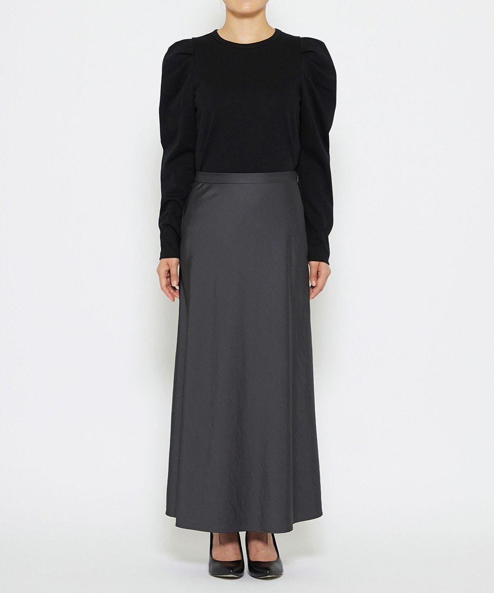 uncrave 【UVケア・接触冷感】ダブルフェイスジャージー ボリュームスリーブ カットソー(長袖)（uncrave STANDARD） 