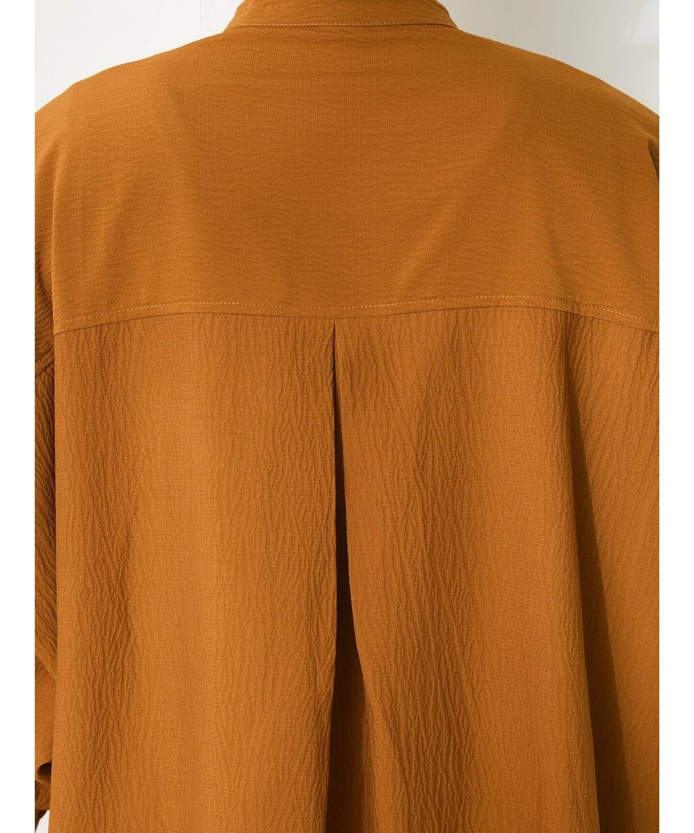 CRAFT STANDARD BOUTIQUE バンドカラーバックタック５分袖ブラウス 