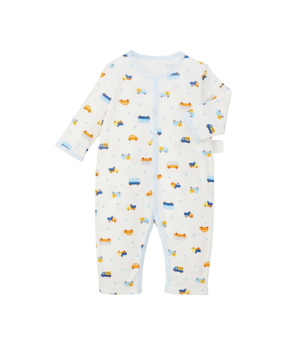 MIKI HOUSE HOT BISCUITS 【60-80cm】 フライス素材 カバーオール肌着 