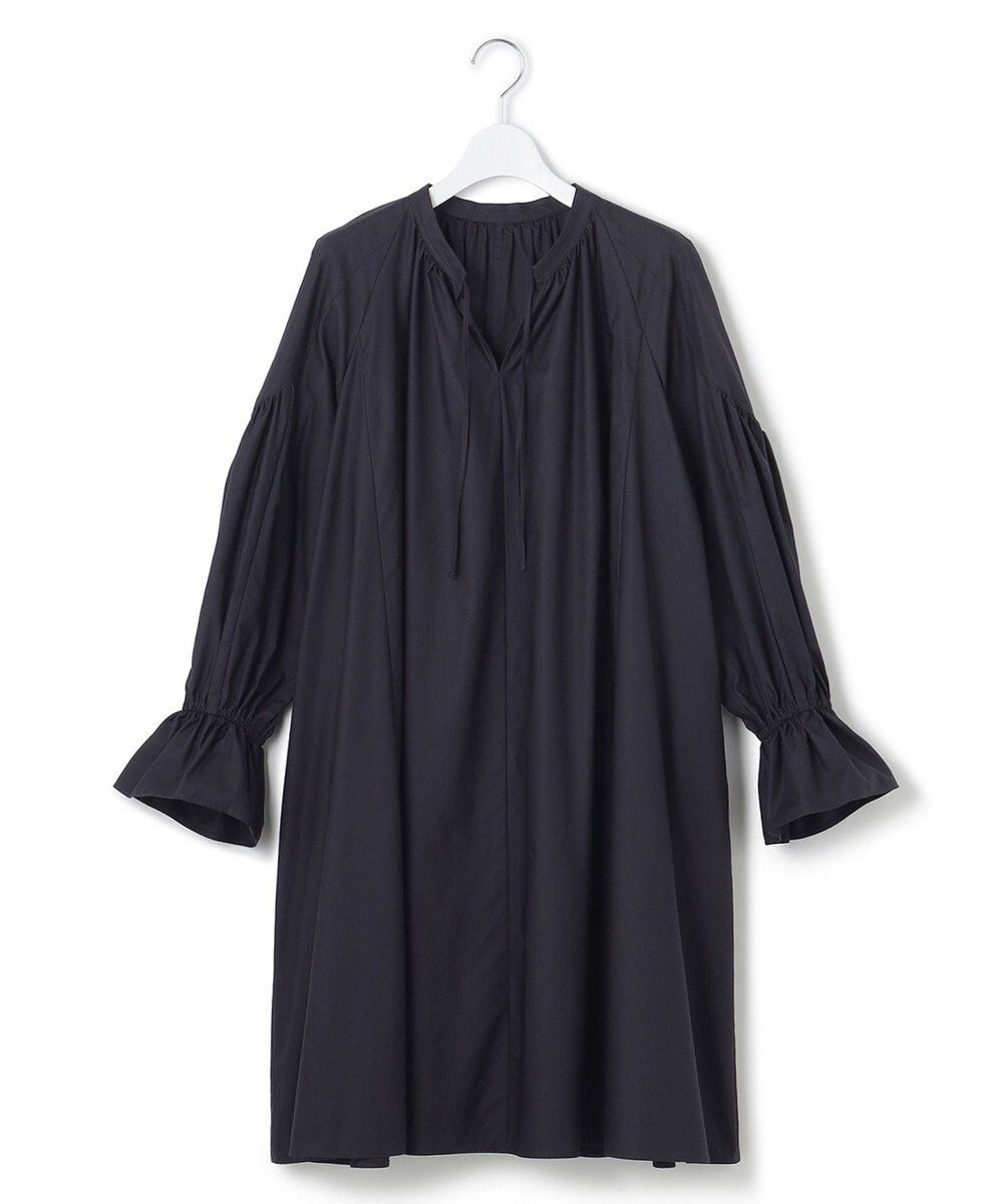 23区 【SLOW/一部店舗限定】ウォッシュドコットンストレッチ ワンピース 