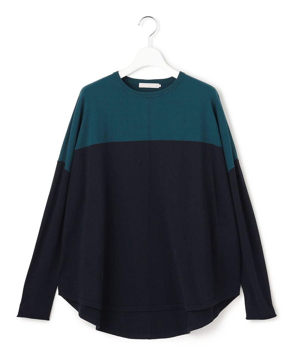 ICB 【洗える】ヴィスコースワイド プルオーバー 