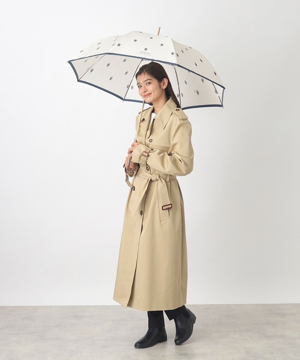 MOONBAT POLO RALPH LAUREN（ポロ ラルフローレン） 長傘 FLAG BEAR ポロベア ドット 