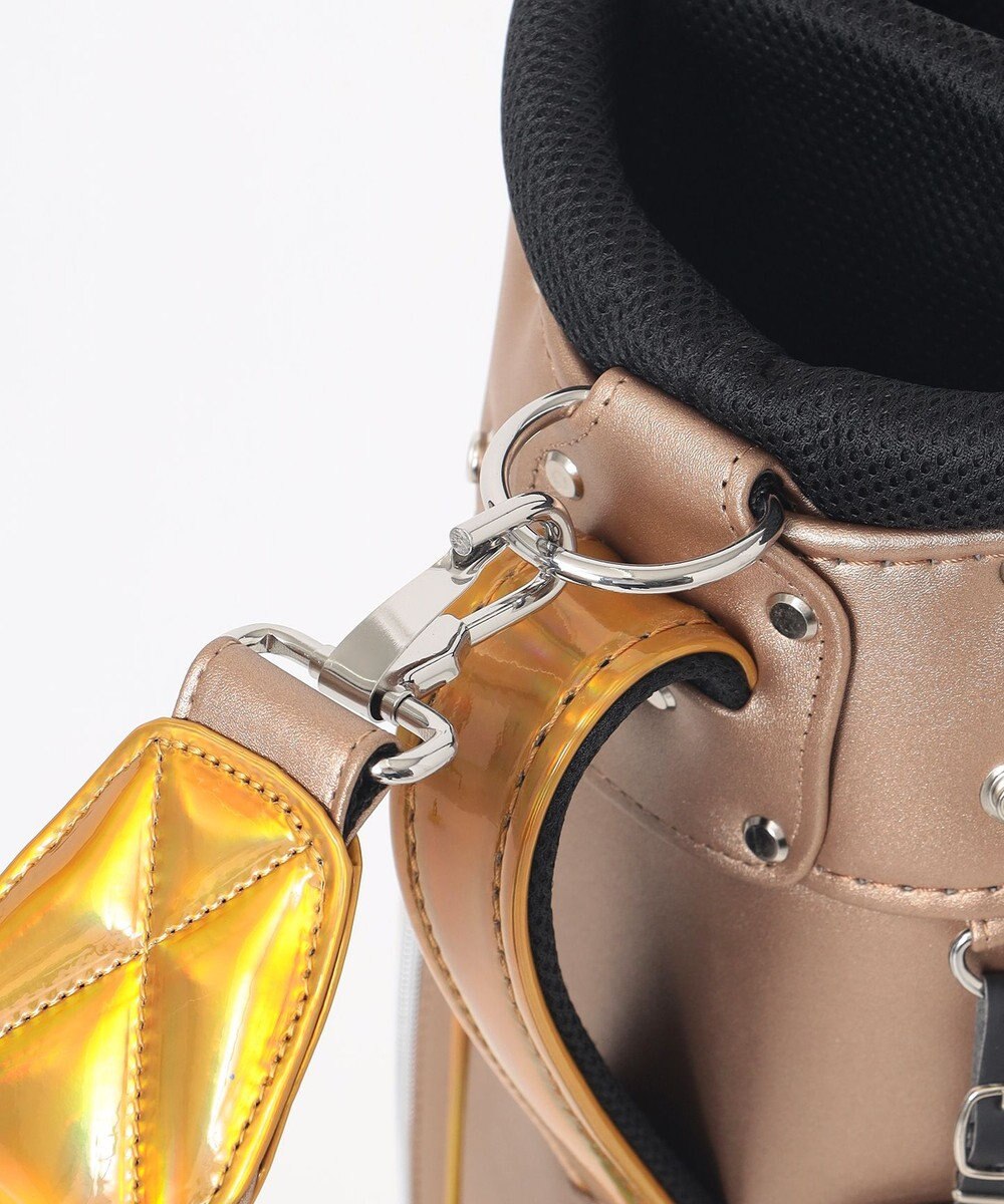 23区GOLF 主役級の華やかさ【UNISEX】ホログラム キャディバッグ 見た目・収納力・機能性抜群 ラウンドに最適！ 