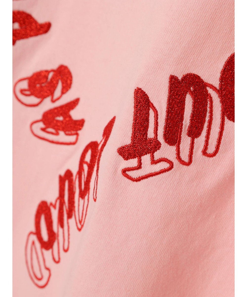 earth music&ecology ラメ刺繍ハートロゴＴ 