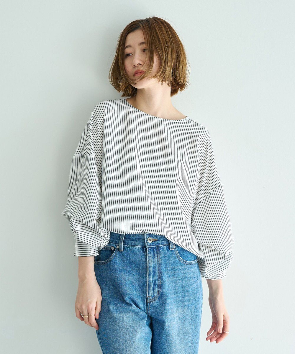 YECCA VECCA 2wayボリューム袖ブラウス 