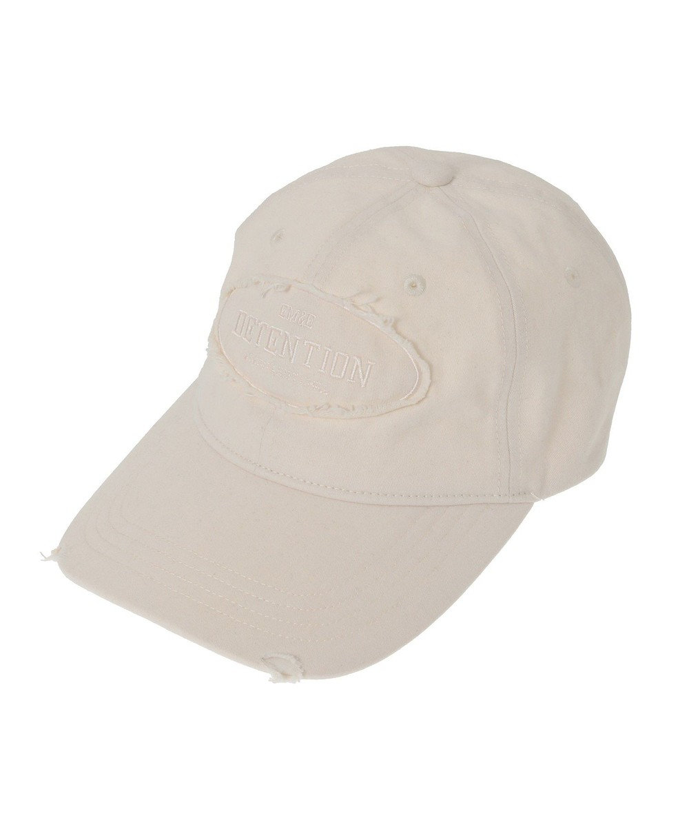 earth music&ecology ダメージロゴキャップ 