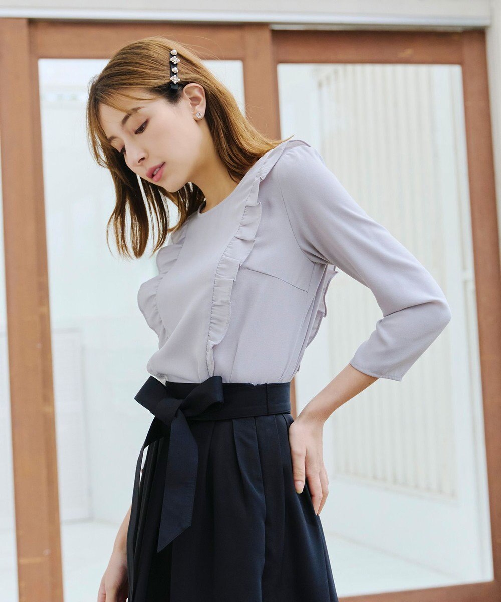 Tiaclasse ビジューグログランヘアクリップ 